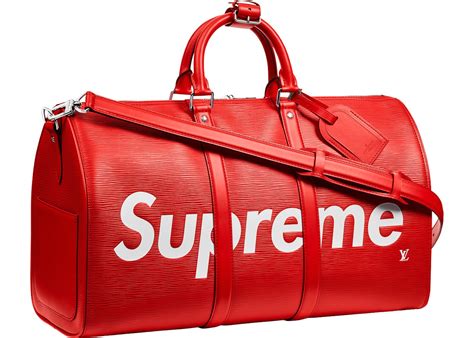 lv supreme keepall|supreme x louis vuitton collection.